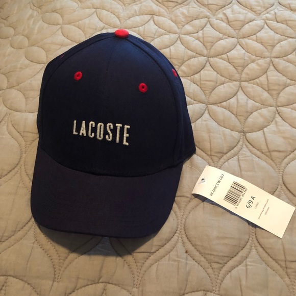 kids lacoste hat